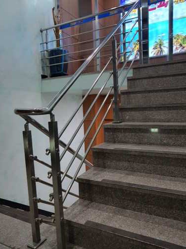 각파이프포스트 핸드레일