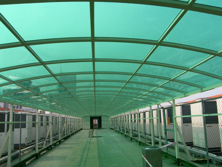 옥상 휴게실 캐노피